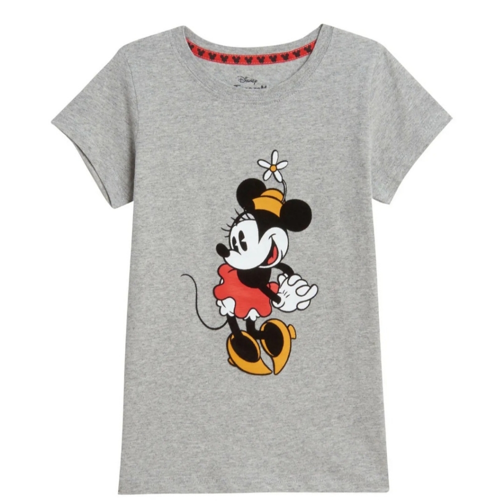 New! Disney Minnie Mouse Girl's Short Sleeve Graphic T-Shirt